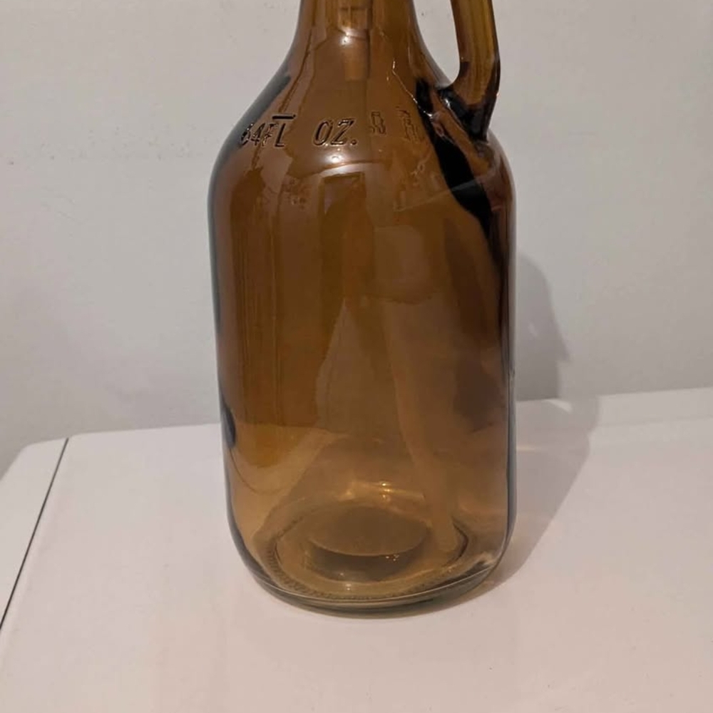 Amber Glass Jug